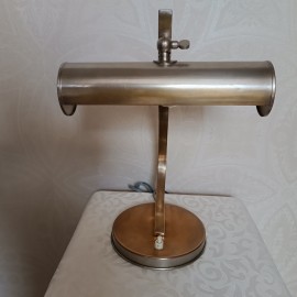 Antyk. Lampa bankierska z regulacją #374